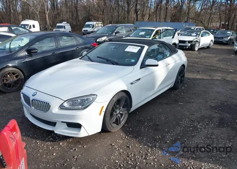 2015 BMW 650I из США, поврежденный, VIN WBAYP9C57FD169733